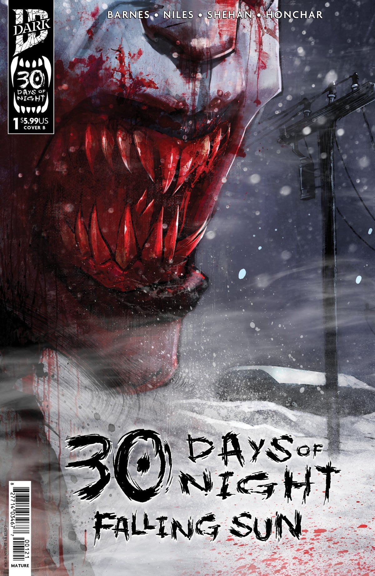 30 Days of Night: Falling Sun #1 (Cover B - Damien Worm)