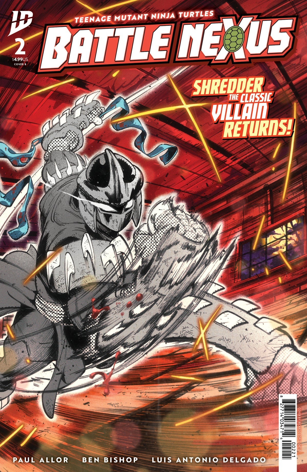 Teenage Mutant Ninja Turtles: Battle Nexus #2 (Cover B Ricardo López Ortiz Variant)
