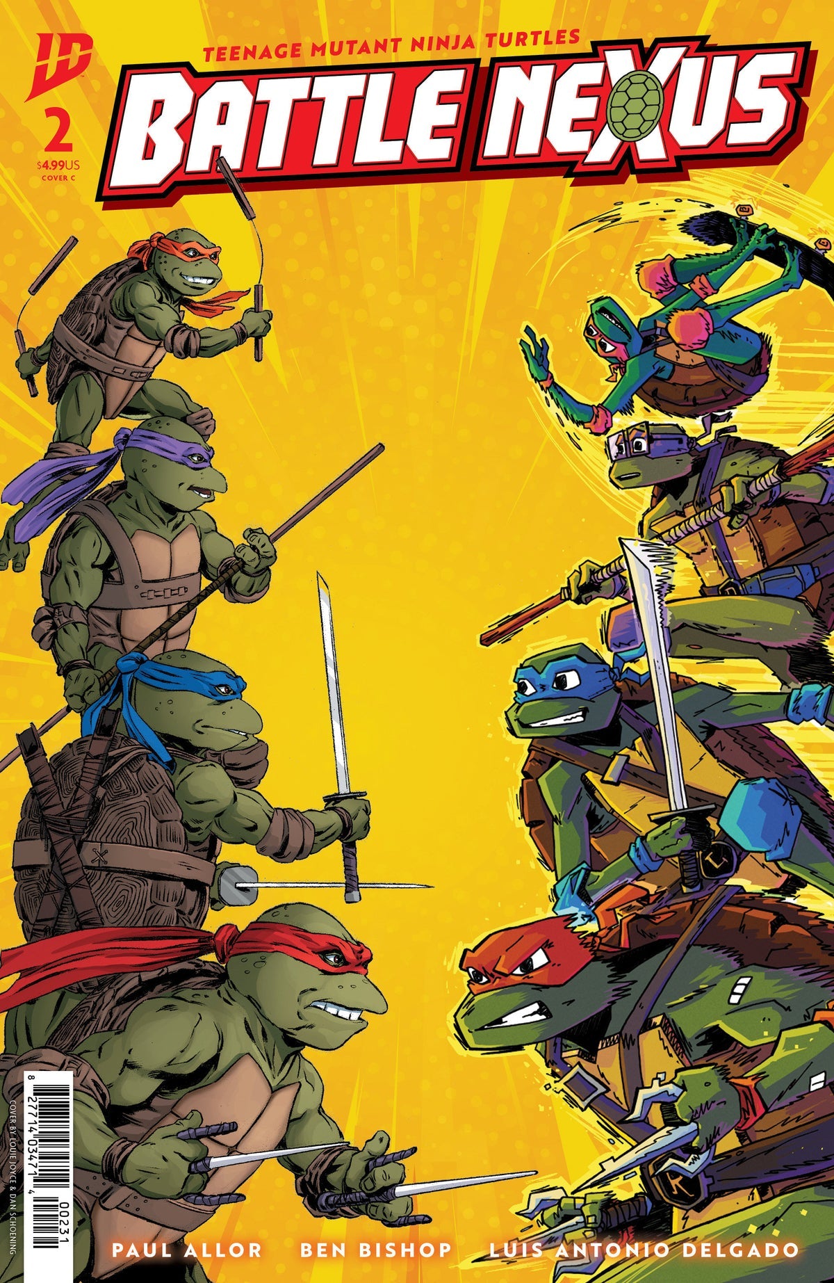 Teenage Mutant Ninja Turtles: Battle Nexus #2 (Cover C Dan Schoening Variant)