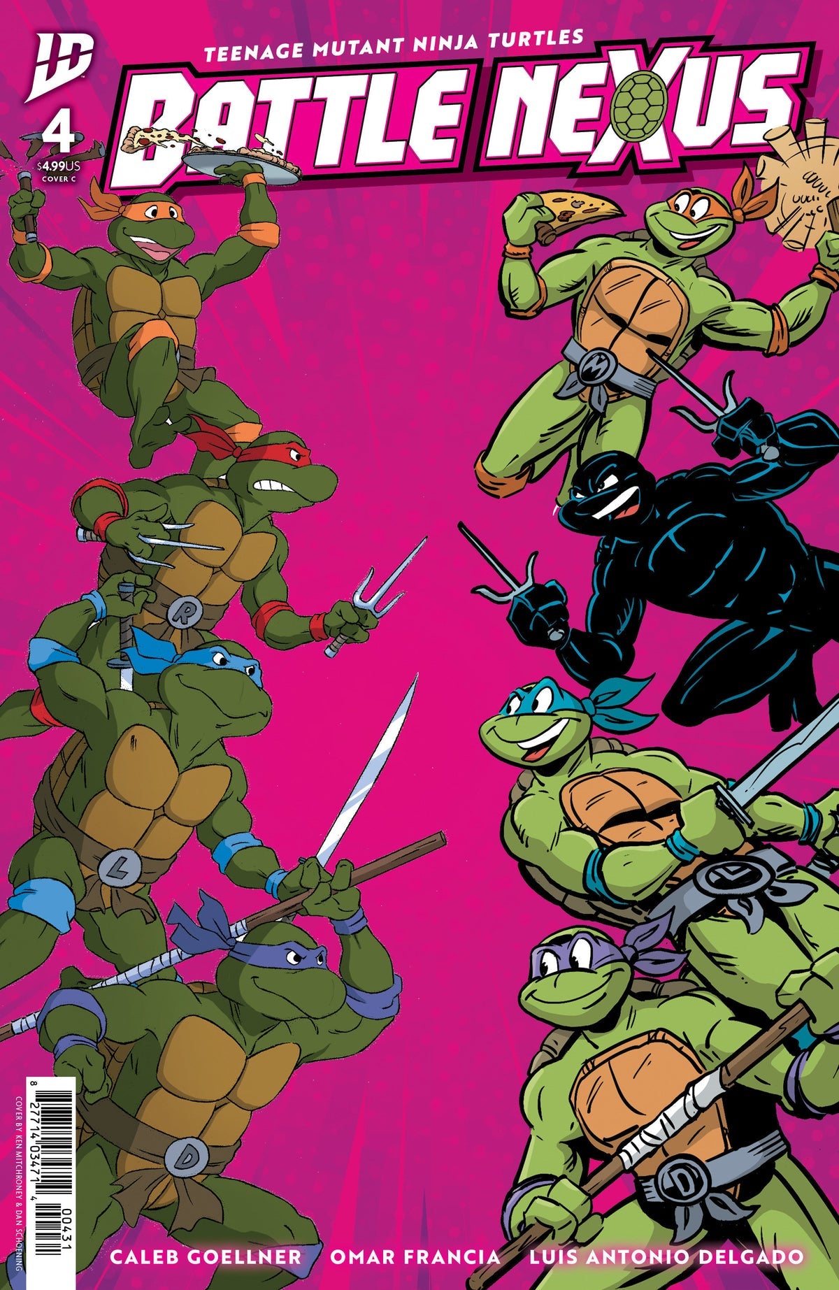Teenage Mutant Ninja Turtles: Battle Nexus #4 (Cover C Dan Schoening Variant)
