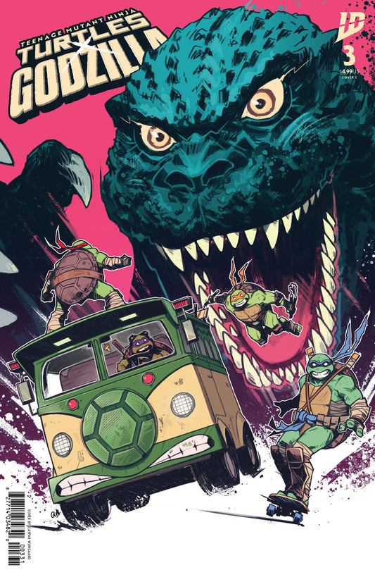 Teenage Mutant Ninja Turtles x Godzilla #3 (Cover C Caspar Wijngaard Variant)