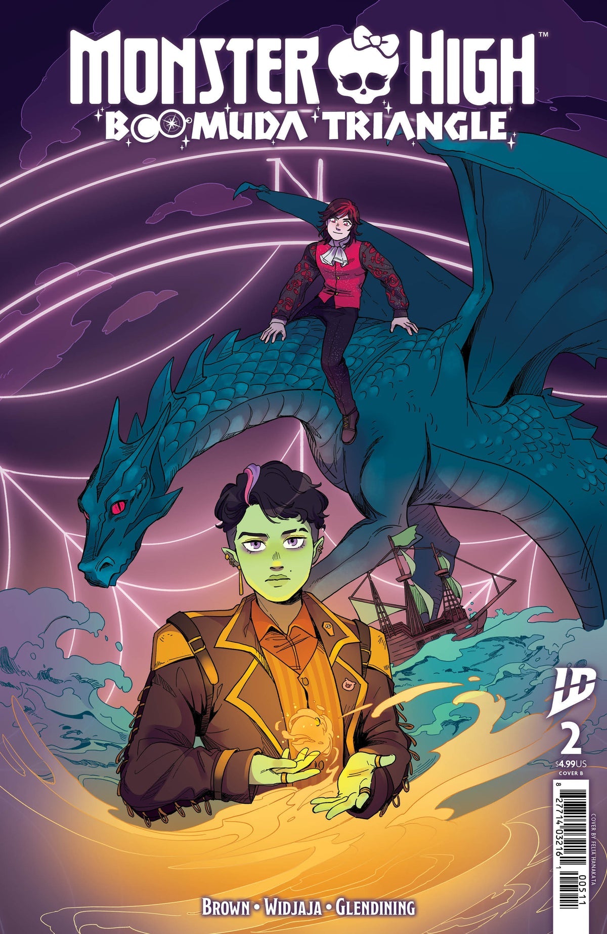 Monster High: Boomuda Triangle #2 (Cover B Felia Hanakata Connecting Variant)