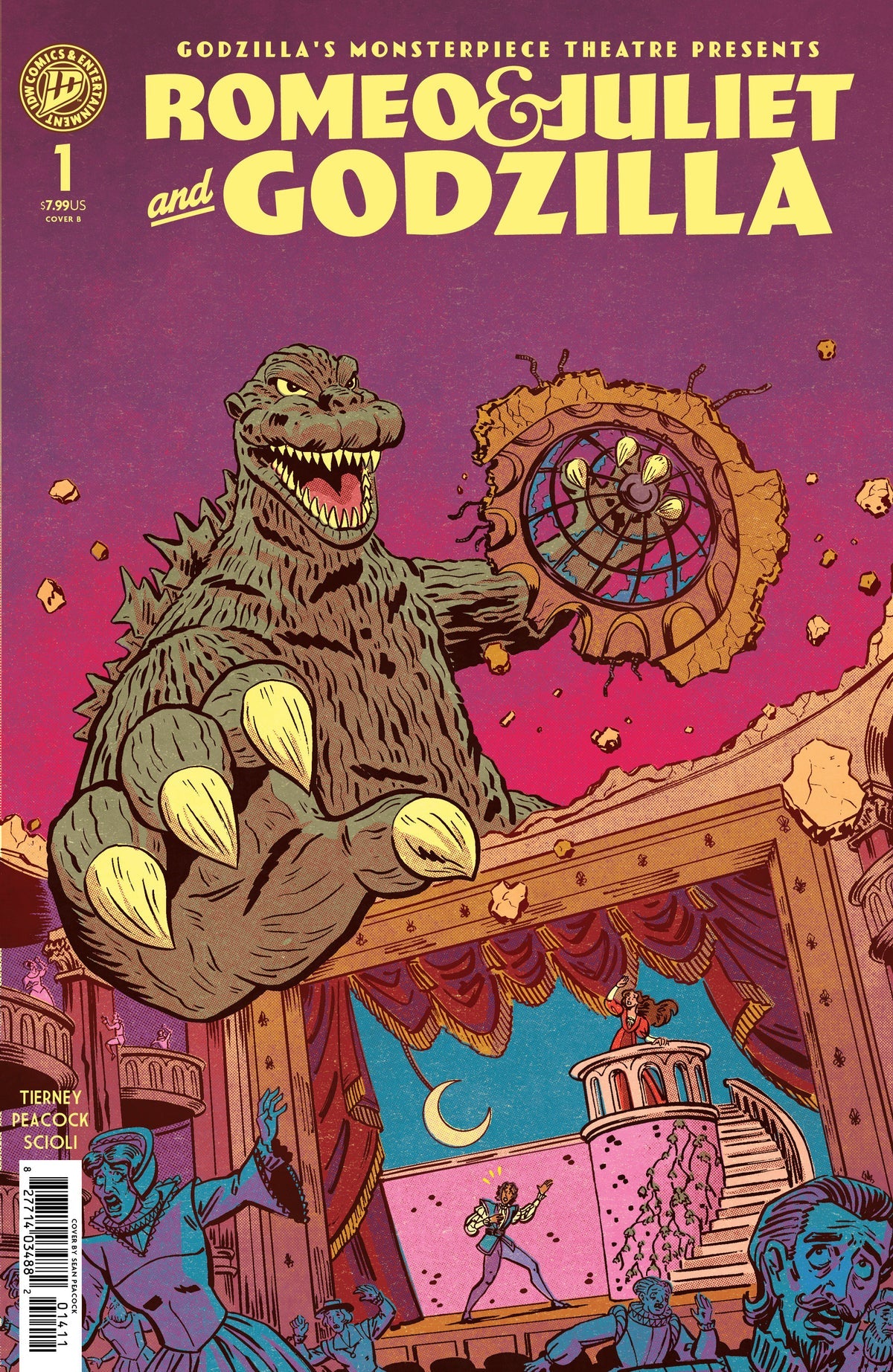 Godzilla's Monsterpiece Theatre Presents: Romeo & Juliet and Godzilla #1 (Cover B Sean Peacock Variant)