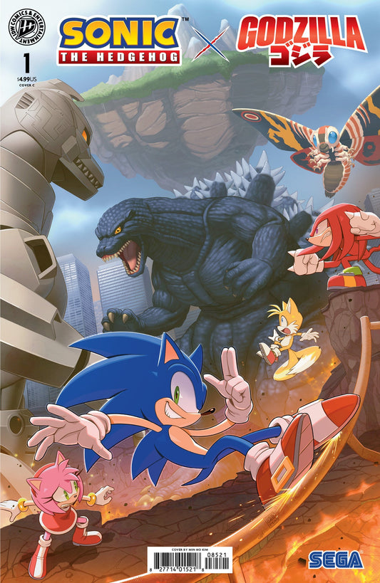Sonic the Hedgehog x Godzilla #1 (Cover C Min Ho Kim Variant)