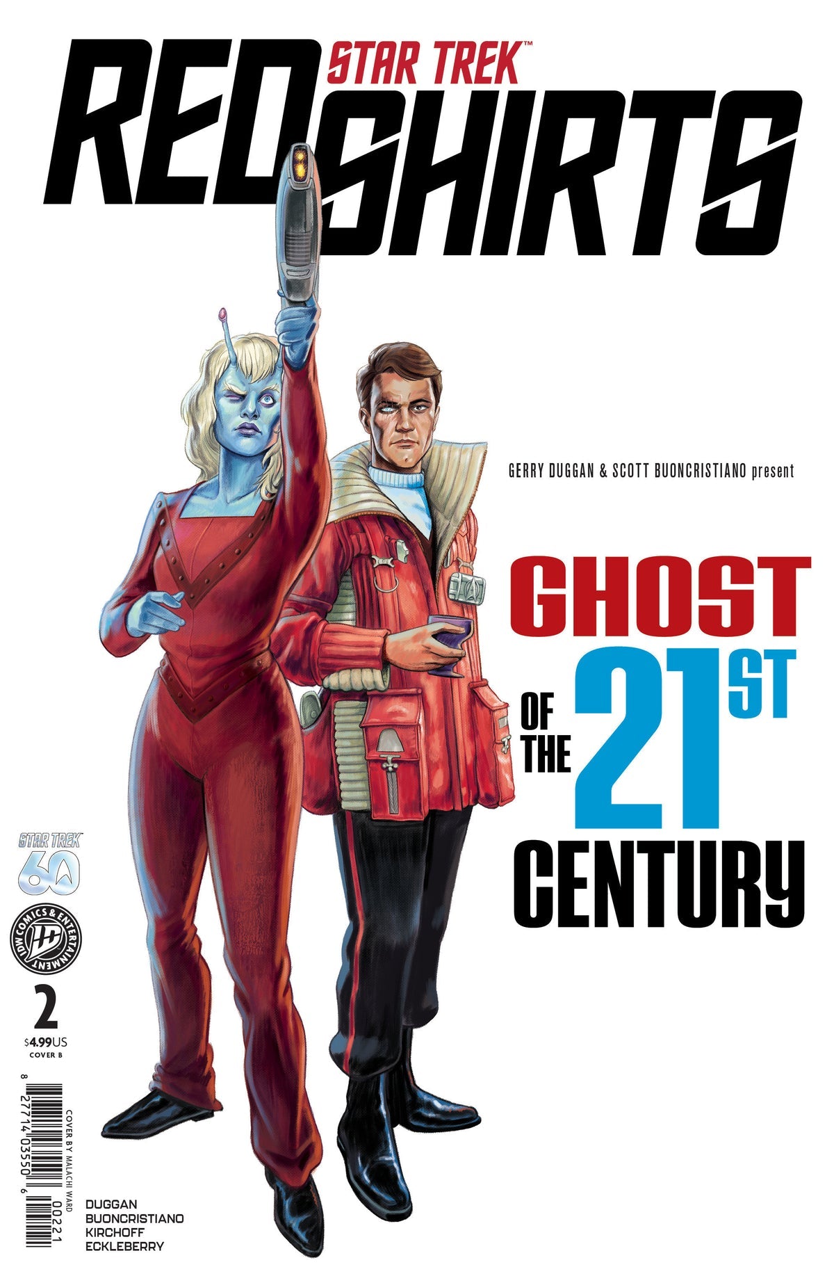 Star Trek: Red Shirts – Ghost of the 21st Century #2 Cover B Malachi Ward Variant