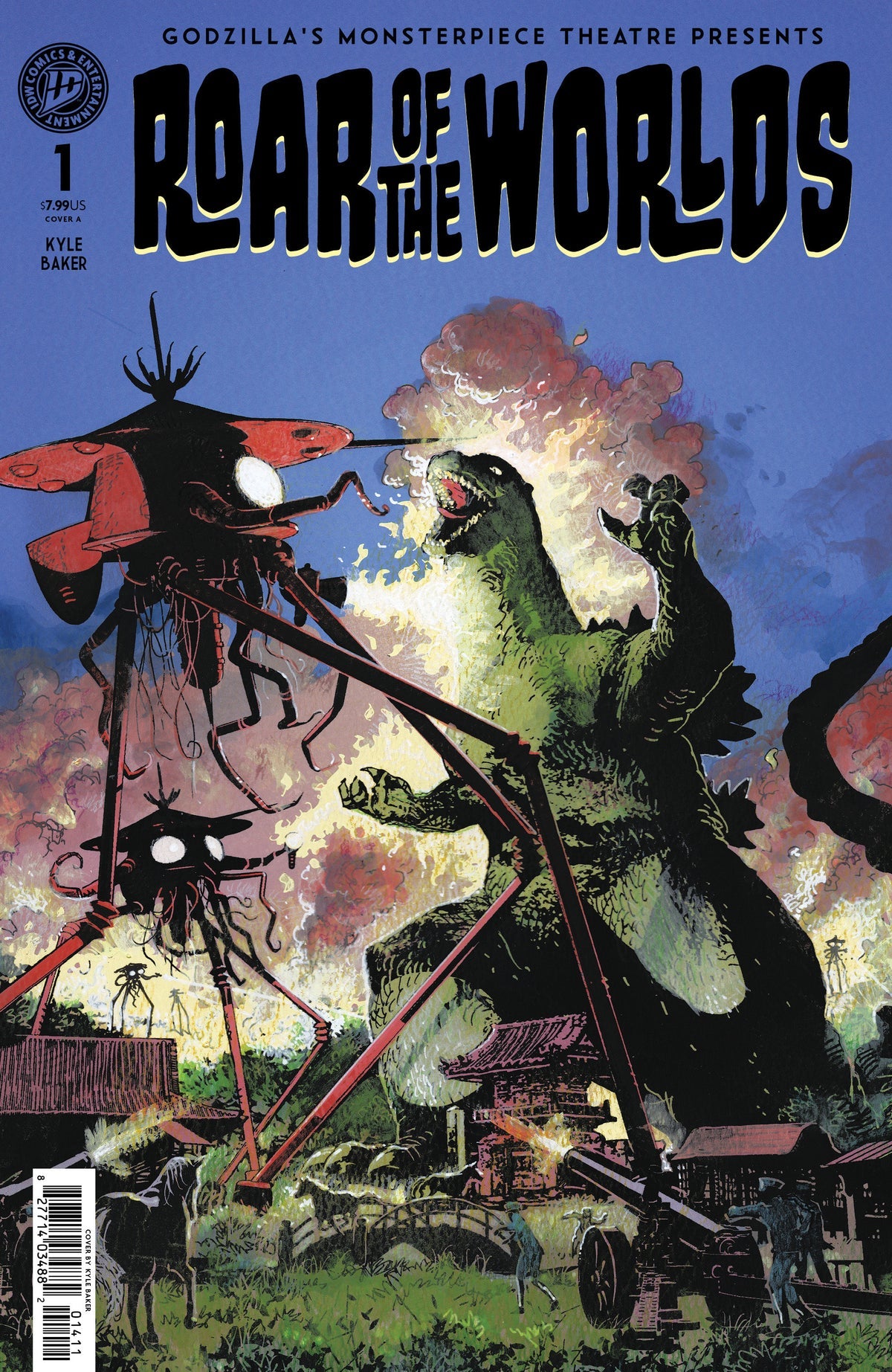 Godzilla's Monsterpiece Theatre Presents: Roar of the Worlds #1 (Cover B Kyle Baker Variant)