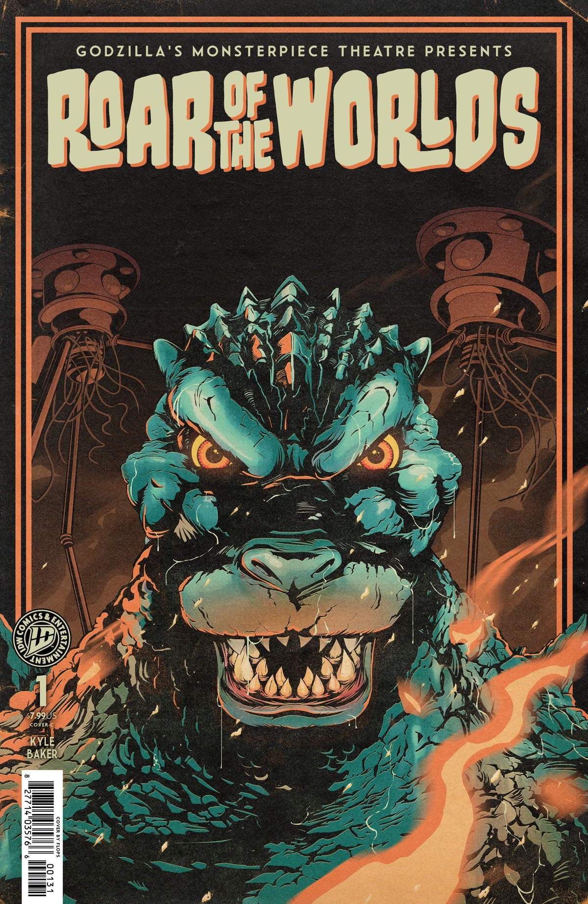 Godzilla's Monsterpiece Theatre Presents: Roar of the Worlds #1 (Cover C Flops Variant)