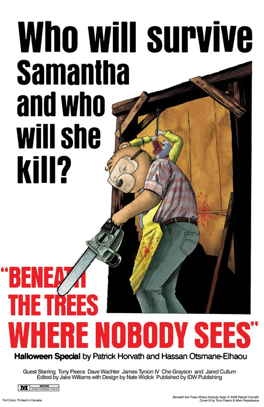 Beneath the Trees Where Nobody Sees: Halloween Special #1 Cover B Tony Fleecs Movie Homage Variant