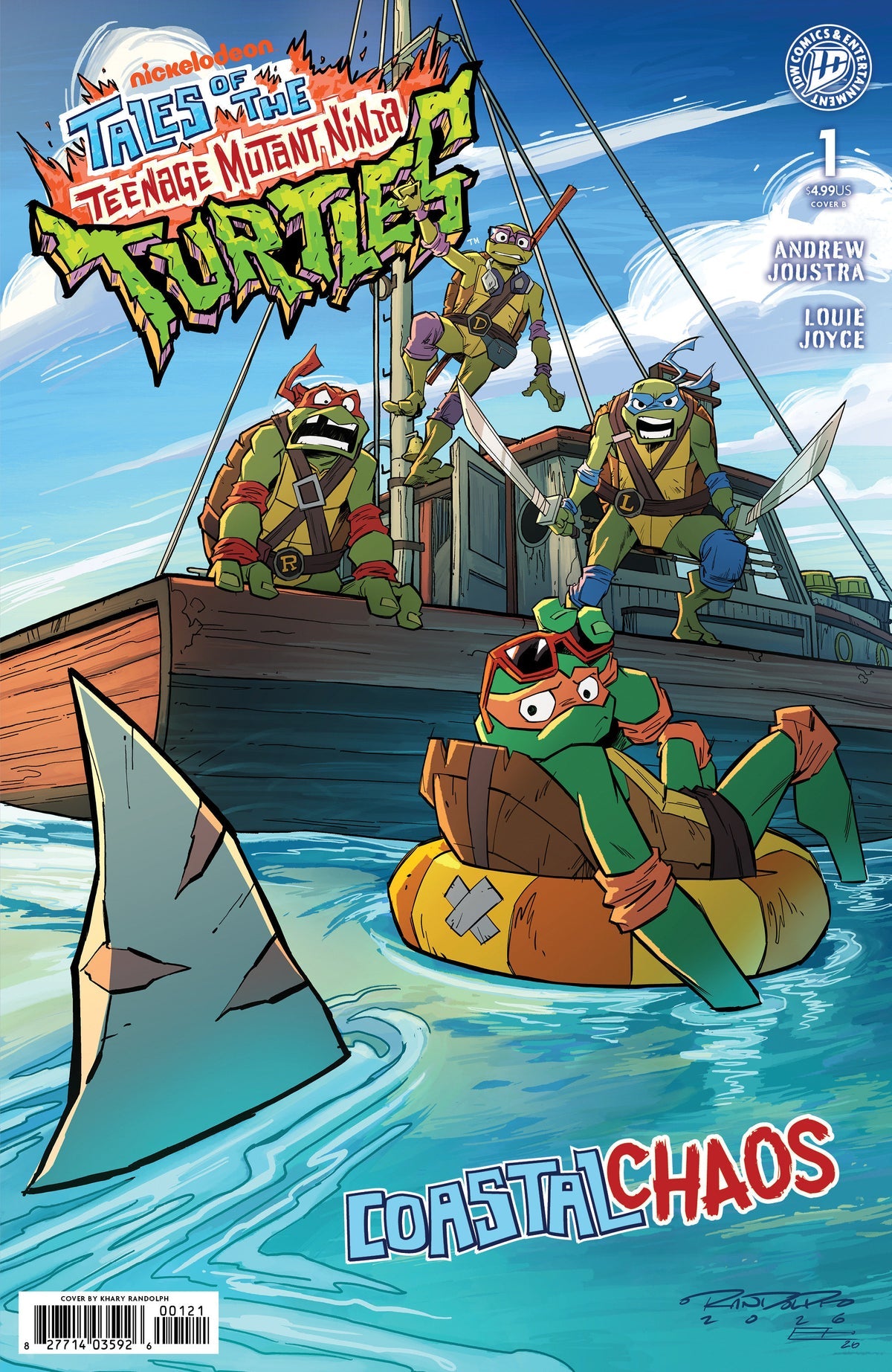 Tales of the Teenage Mutant Ninja Turtles: Coastal Chaos #1 Cover B Khary Randolph Variant