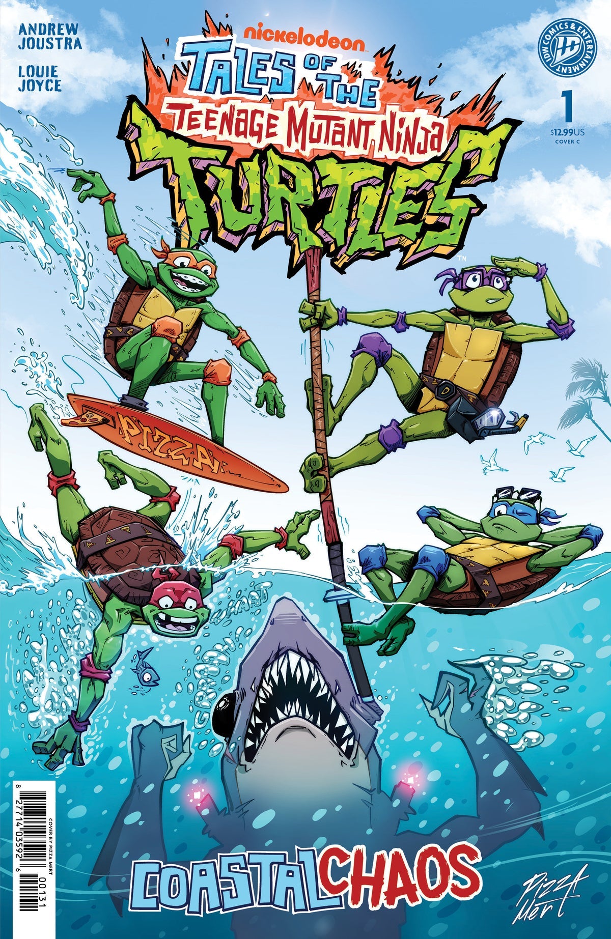 Tales of the Teenage Mutant Ninja Turtles: Coastal Chaos #1 Cover C Pizza Mert Foil Variant