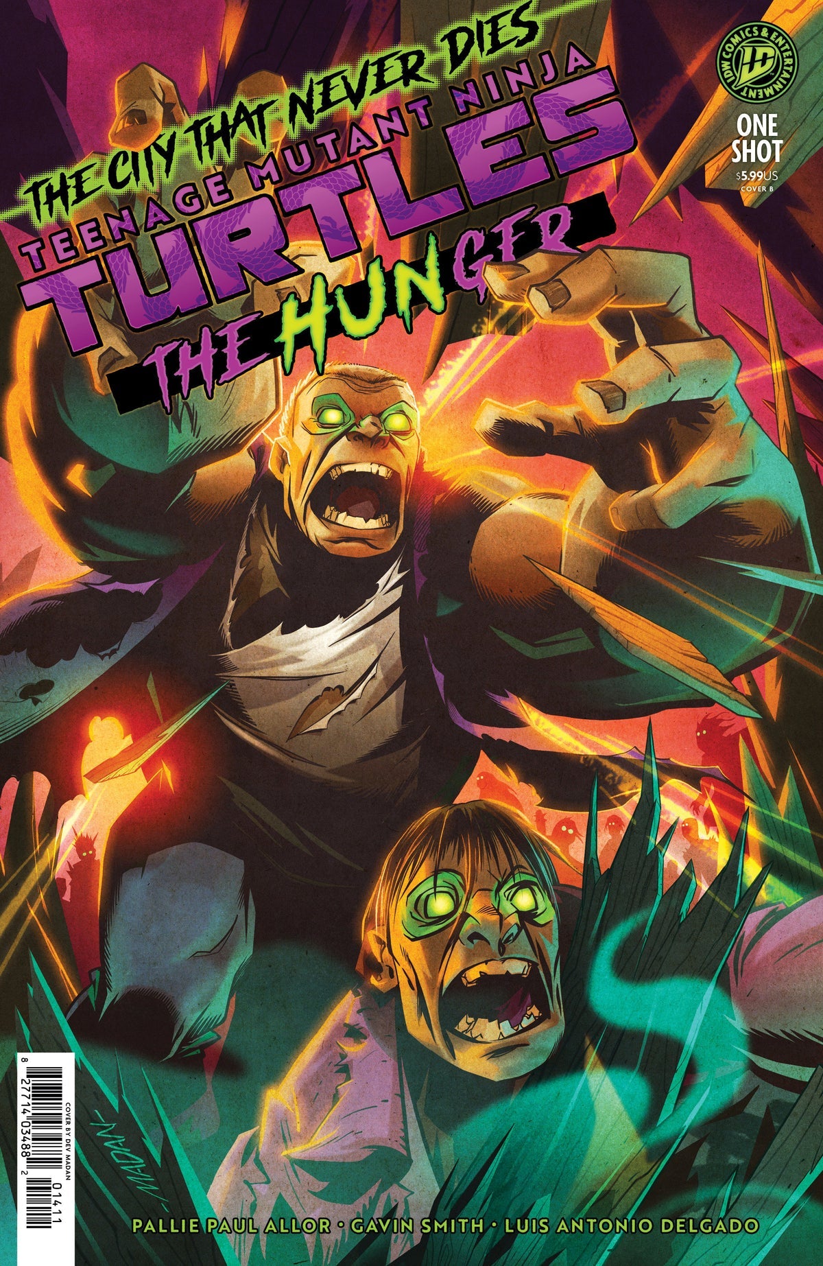 Teenage Mutant Ninja Turtles: The Hunger #1 Cover B Dev Madan Variant