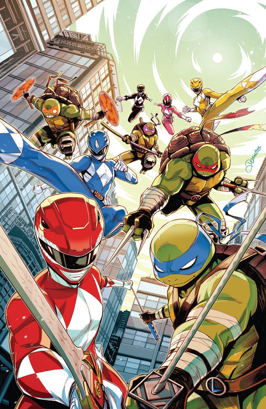 Mighty Morphin Power Rangers/Teenage Mutant Ninja Turtles III #1 (Cover E - Foil)