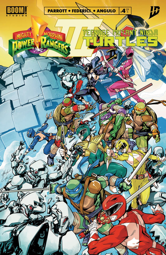 Mighty Morphin Power Rangers / Teenage Mutant Ninja Turtles III #4 (Cover B Hendry Prasetya Variant)