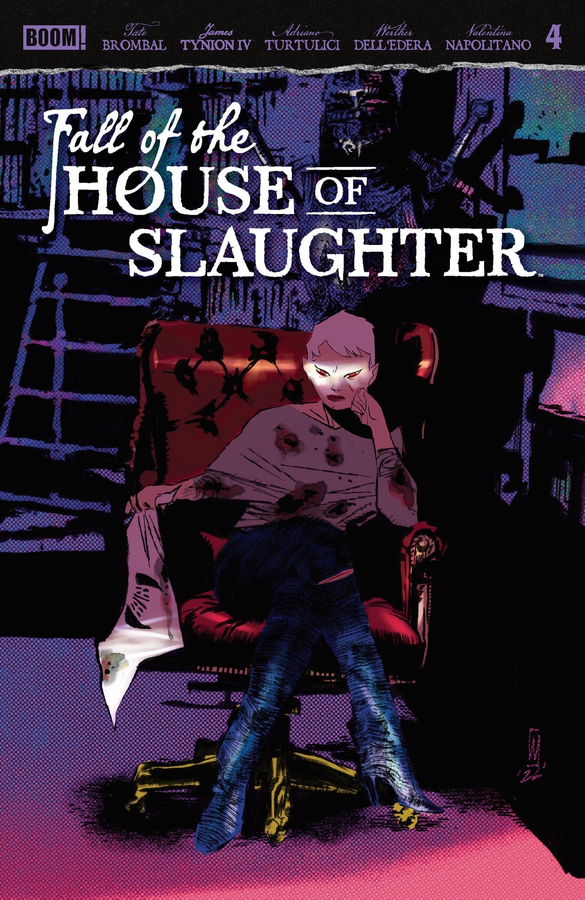 Fall of the House of Slaughter #4 Cover B Werther Dell'Edera Virgin Variant