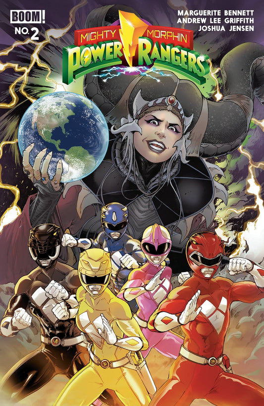 Mighty Morphin Power Rangers #2 (Cover B Andrew Griffith Variant)