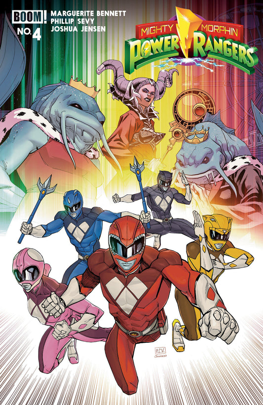 Mighty Morphin Power Rangers #4 Cover B Phillip Sevy Variant