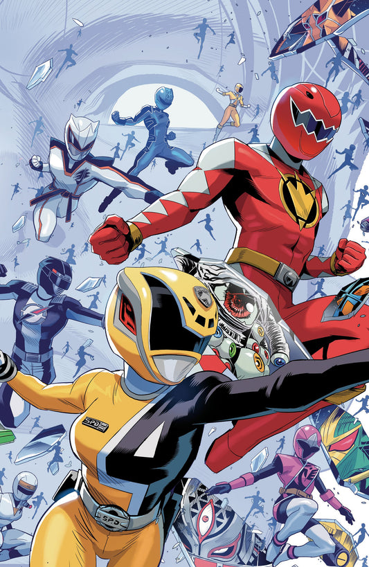 Power Rangers Unlimited #3 Cover C Alessio Zonno Every Ranger Ever Connecting Virgin Variant