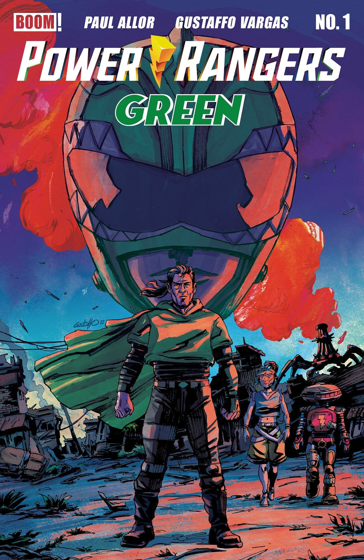 Power Rangers: Green #1 (Cover B Gustaffo Vargas Variant)