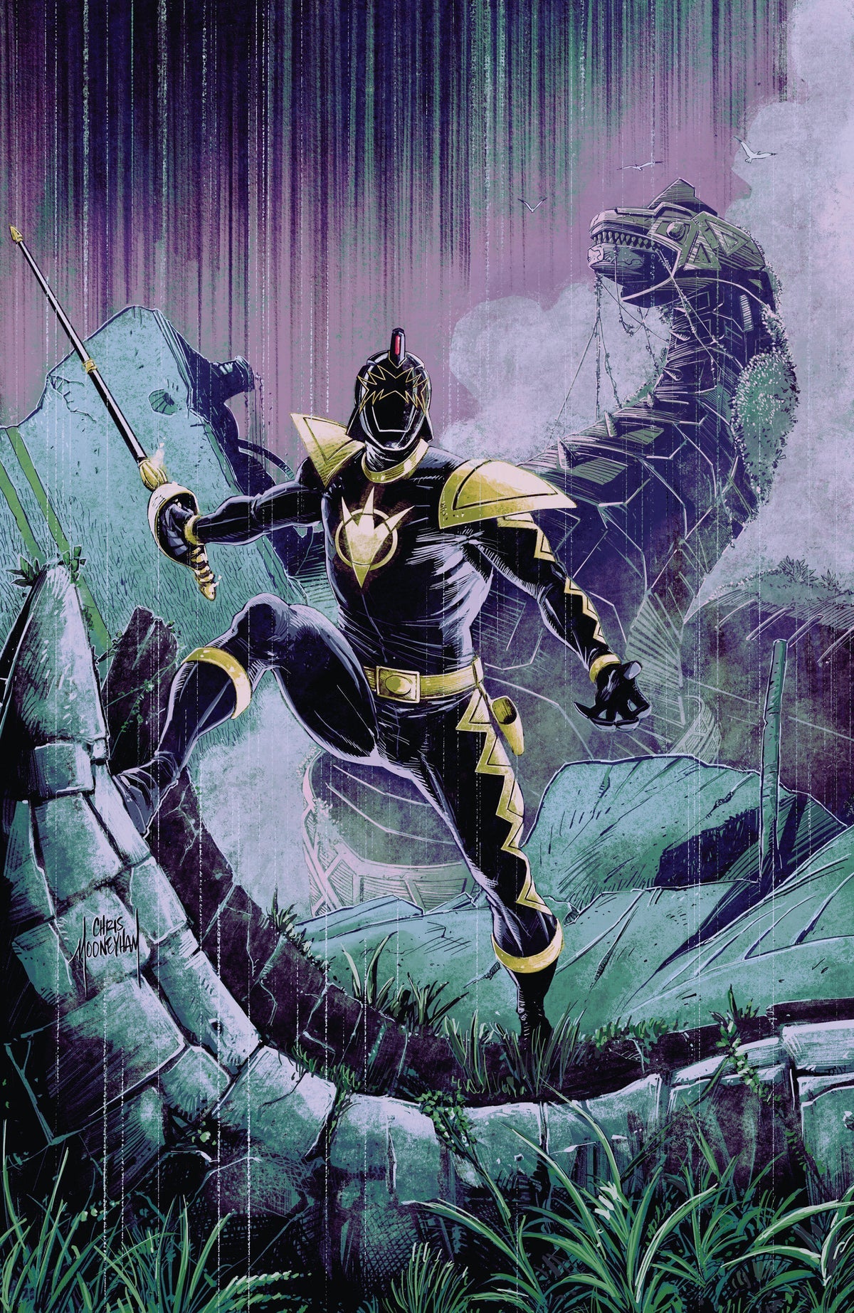 Power Rangers: Green #1 (Cover C Chris Mooneyham Tommy Oliver Connecting Variant)