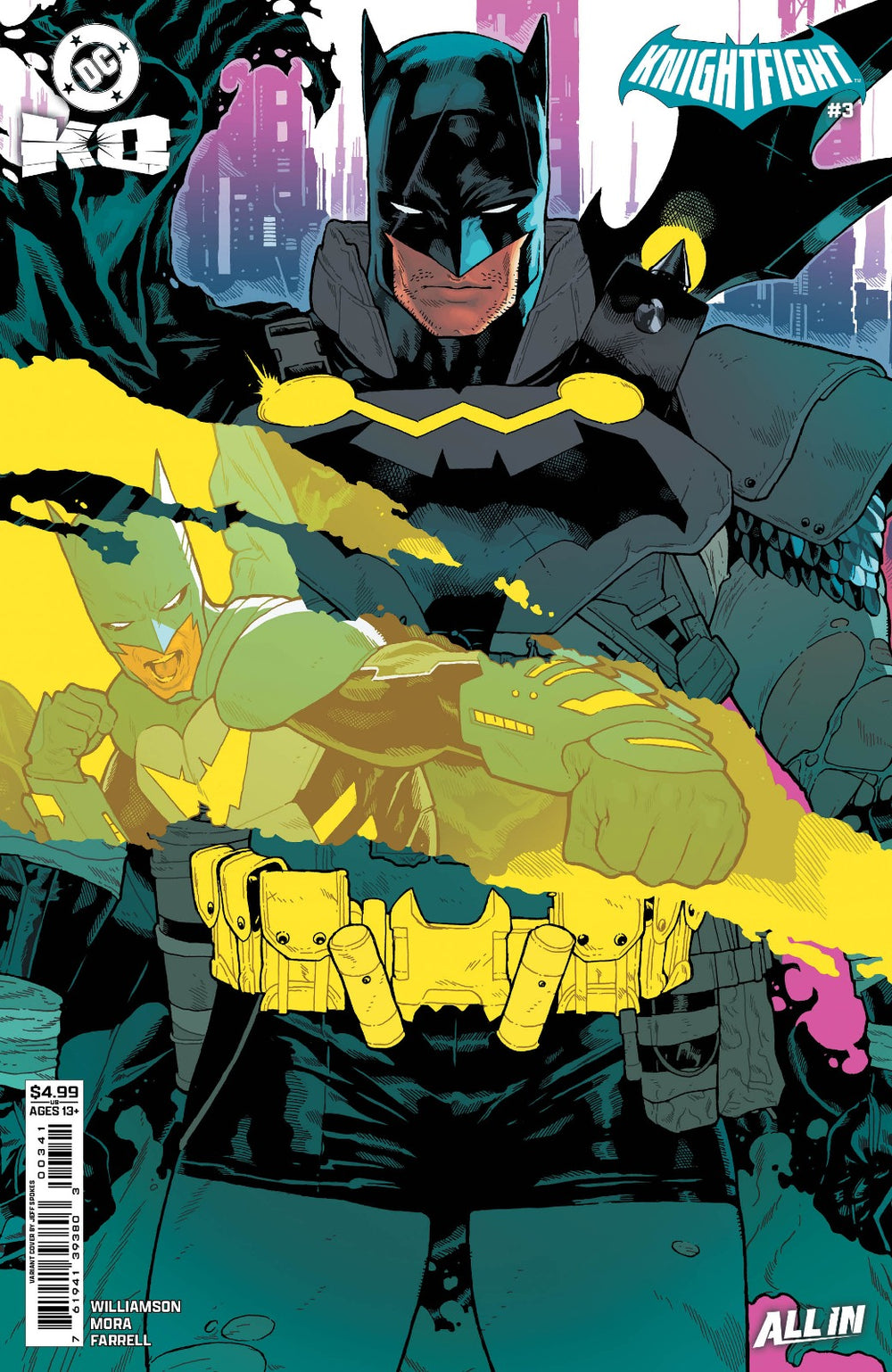 DC K.O.: Knightfight #3 (Cover C Jeffrey Spokes Variant)