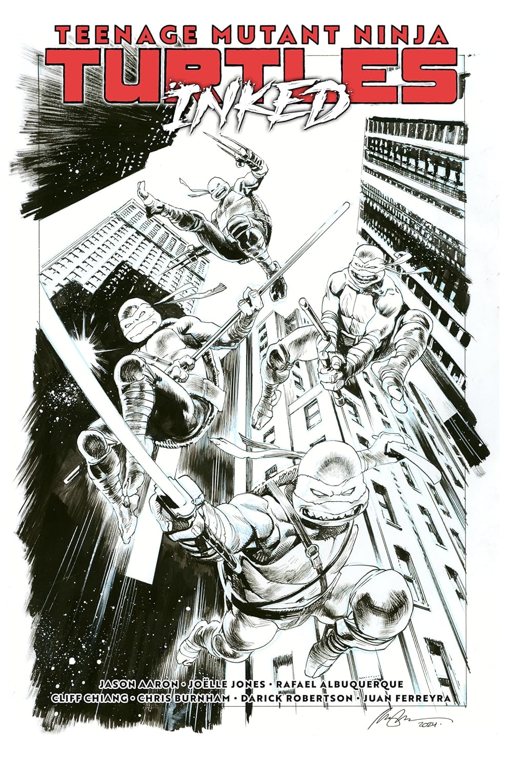 Teenage Mutant Ninja Turtles, Vol. 1: Return to New York―Inked Deluxe Edition