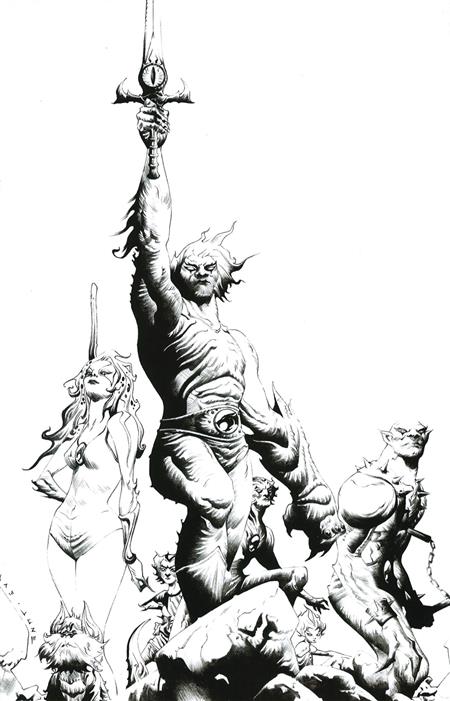THUNDERCATS #1 LEE LINE ART VIRGIN DE EXC VAR