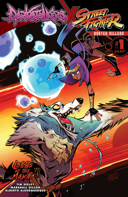 Darkstalkers X Street Fighter: Hunter Killers #1 (Cover B Brett Bean Variant)