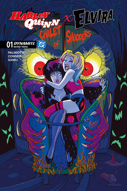 Harley Quinn X Elvira #1 (Cover M - 1:10 Incentive - Amanda Conner 'Ride')