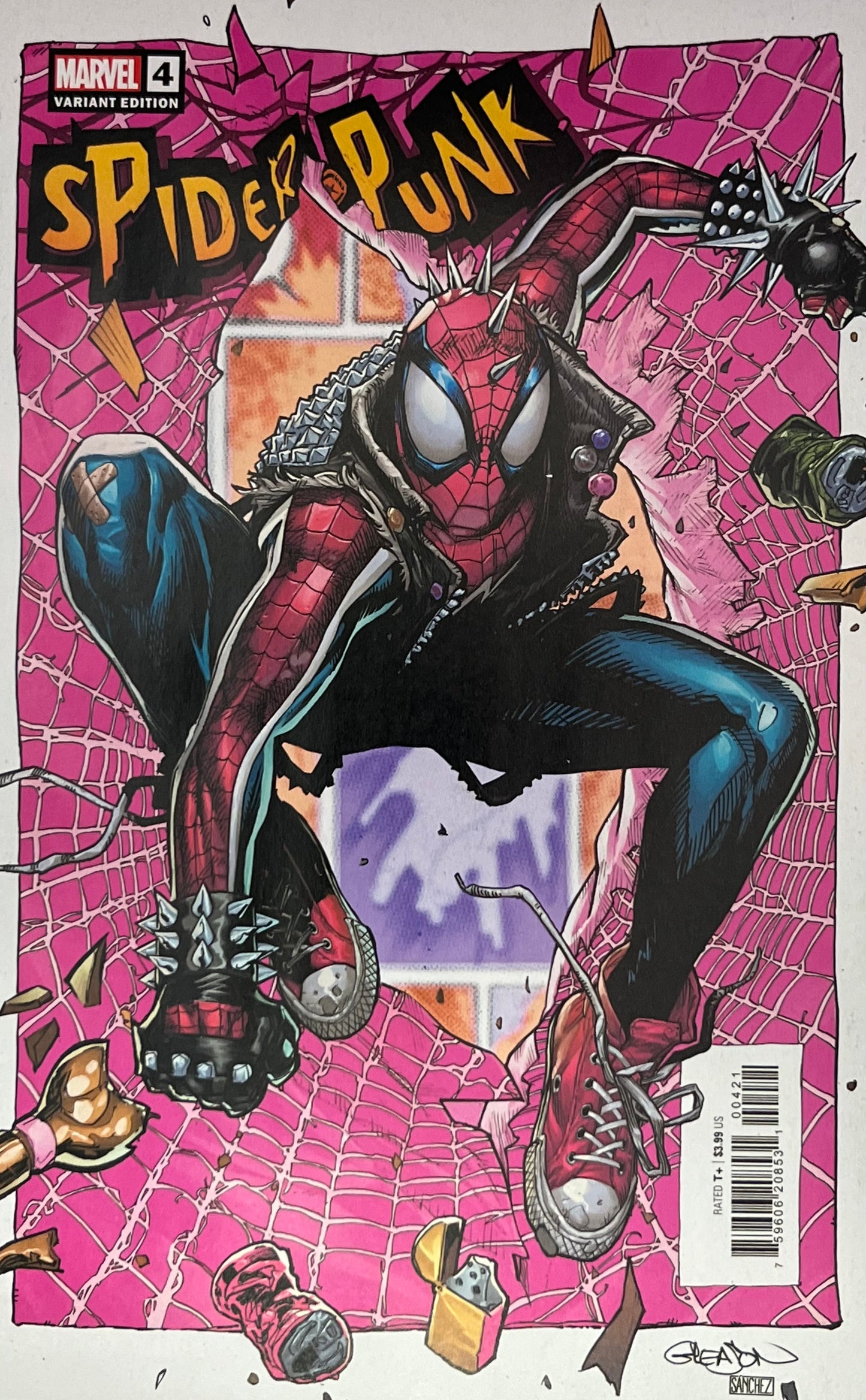 Spider-Punk: Arms Race #4 (Gleason Cover)