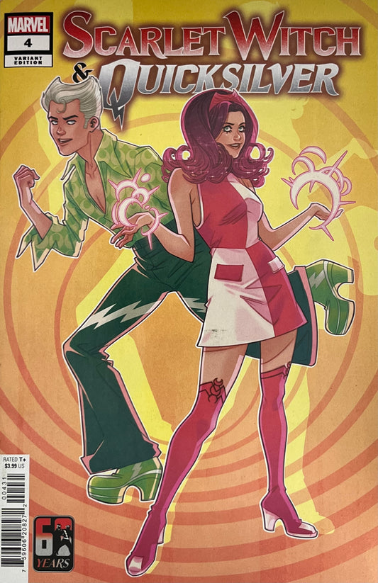 Scarlet Witch & Quicksilver #4 (Sauvage Cover)