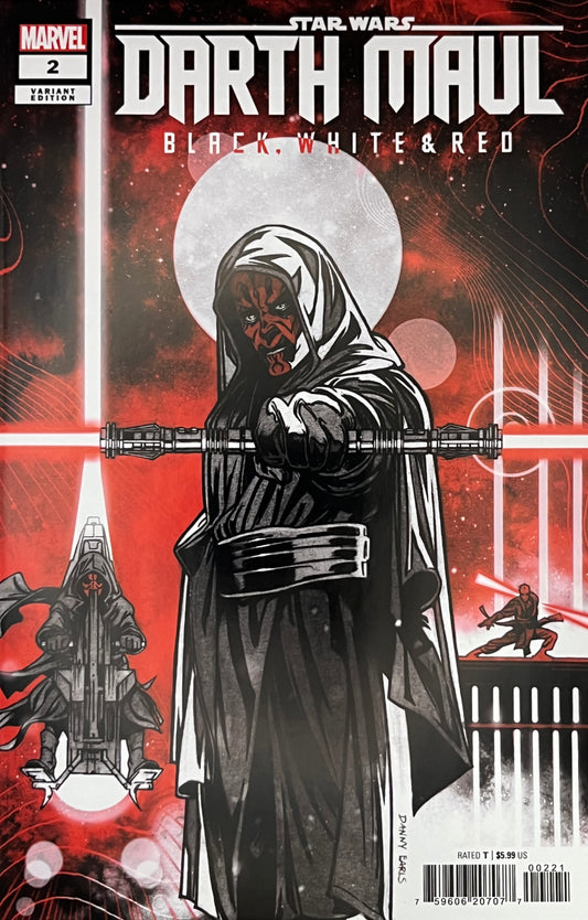 Star Wars: Darth Maul - Black, White & Red #2 (Earls Cover)
