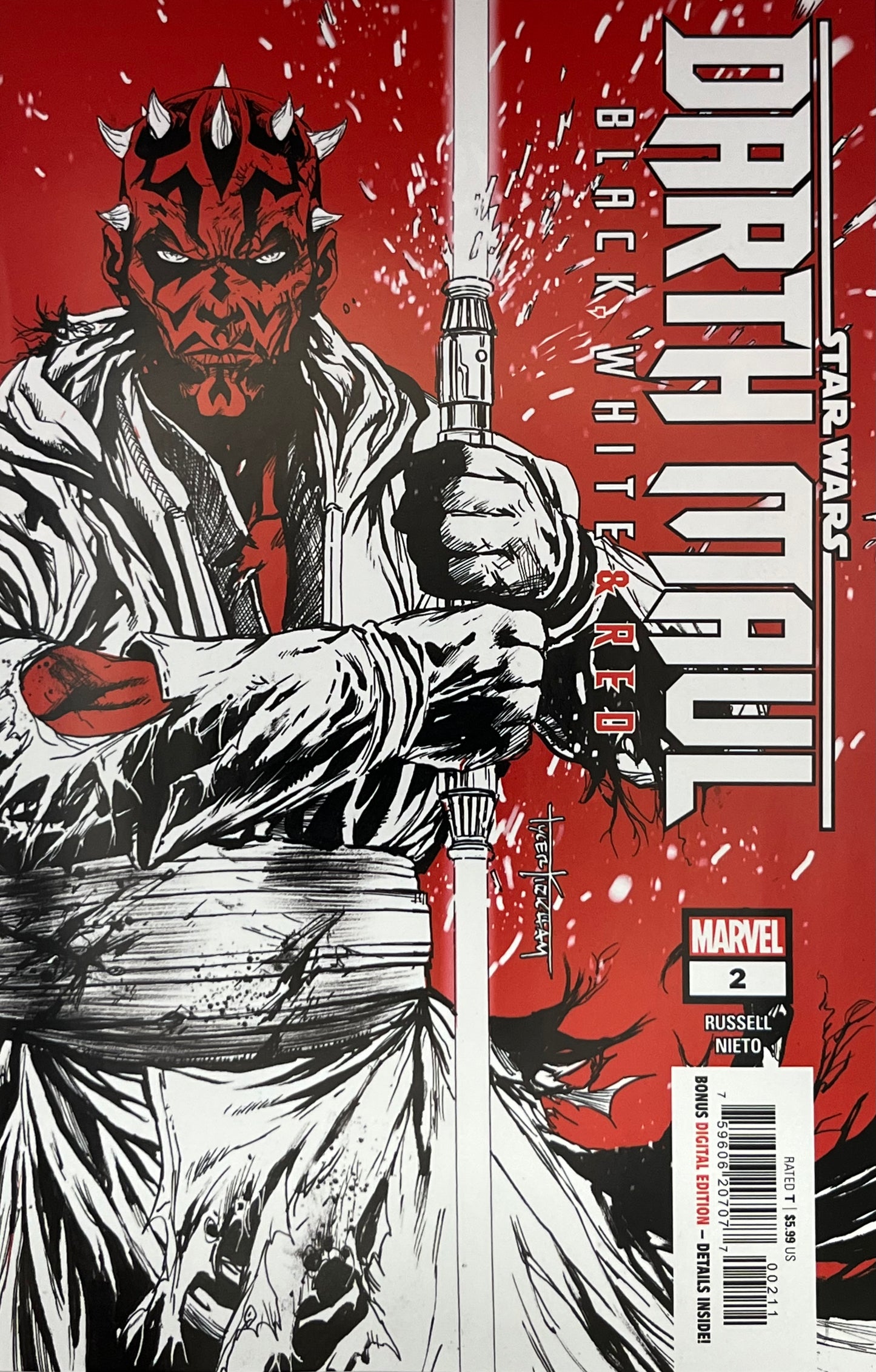 Star Wars: Darth Maul - Black, White & Red #2