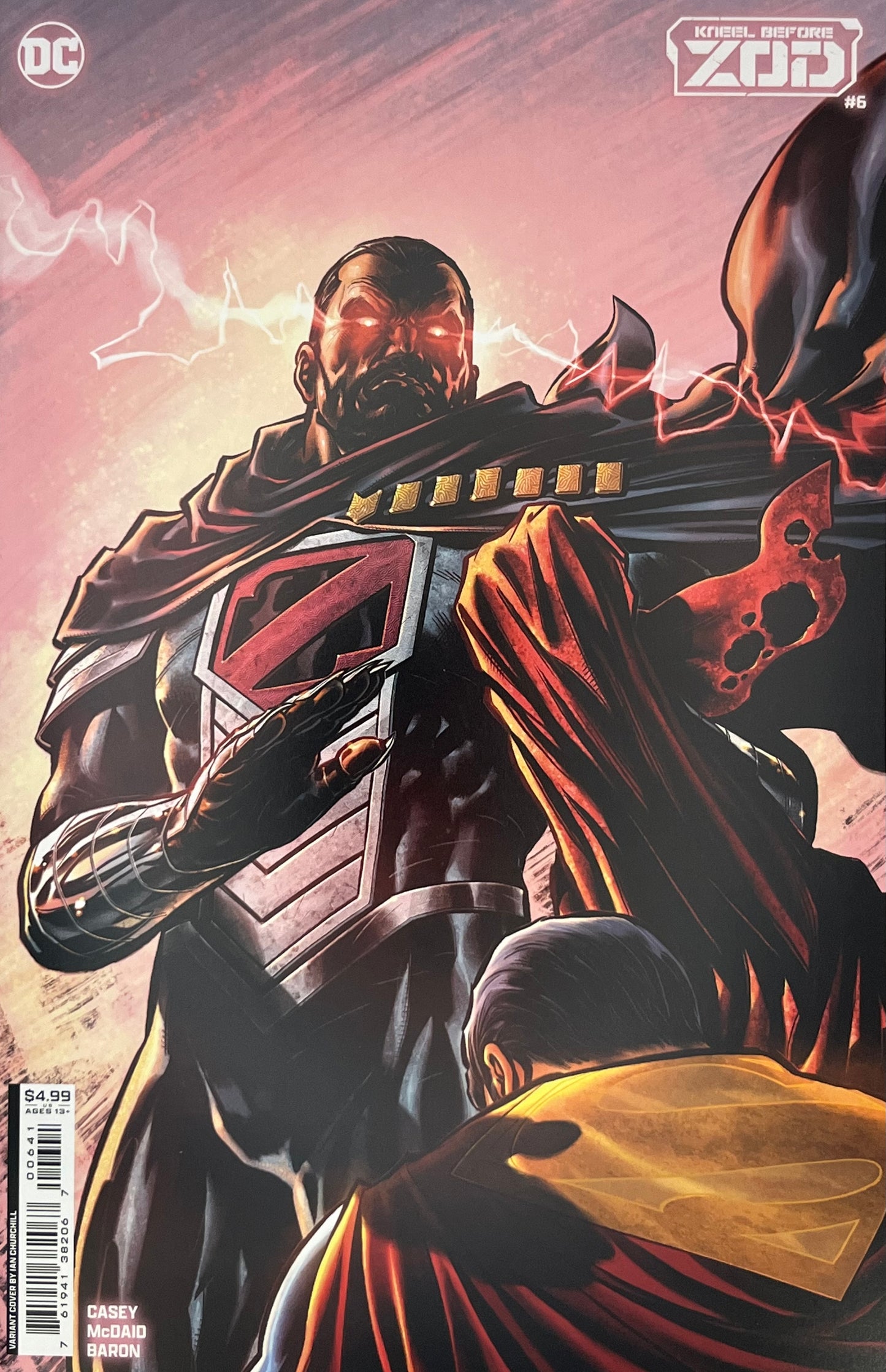 Knee Before Zod #6 (Churchill Cover)