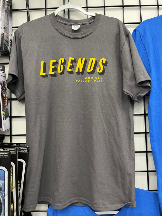 Legends Comics + Collectibles T-Shirt - Grey