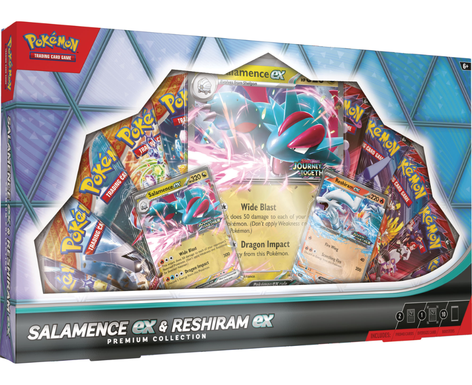 Pokemon Salamence EX & Reshiram EX Premium Collection