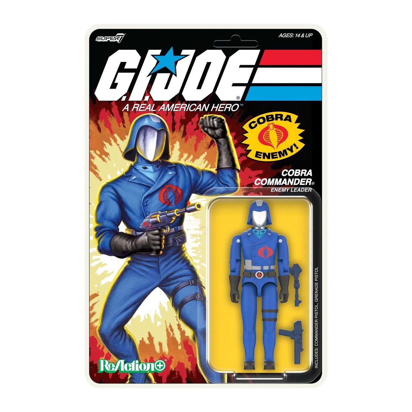 G.I. Joe: ReAction+ 3 3/4" - Cobra Commander (Cartoon)