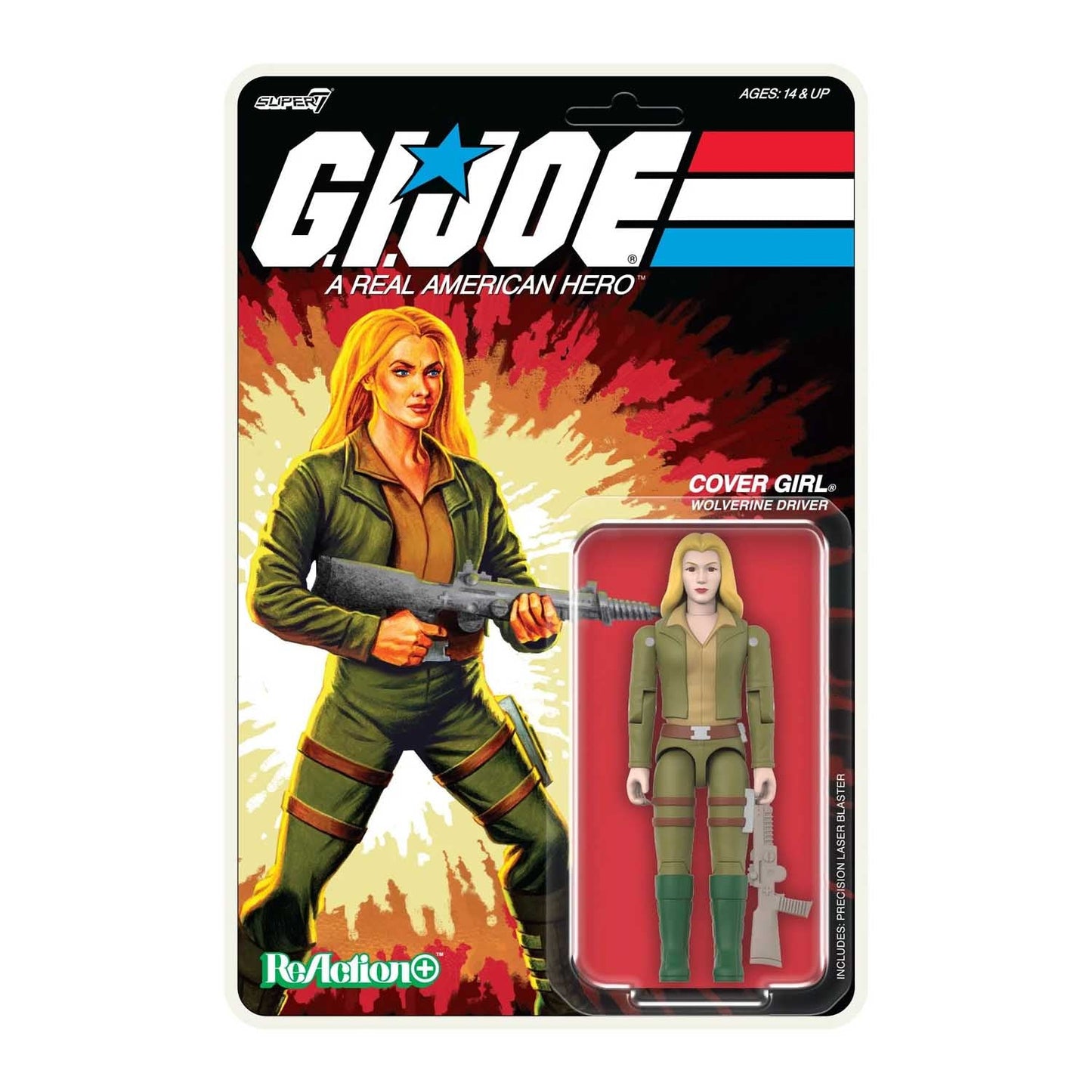 G.I. Joe: ReAction+ 3 3/4" - Cover Girl (Blonde)