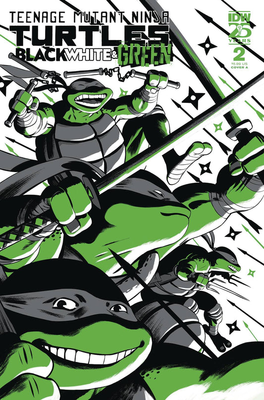 TMNT: Black, White & Green #2 (Cover A)
