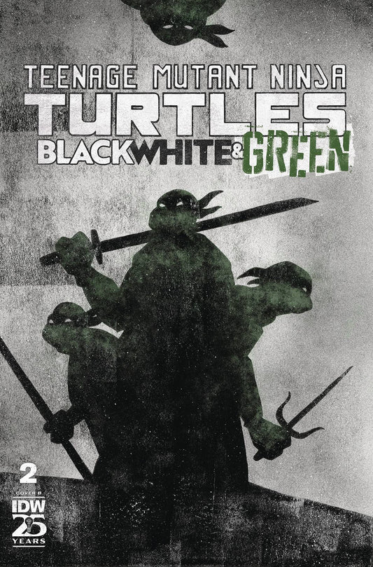 TMNT: Black, White & Green #2 (Cover B)