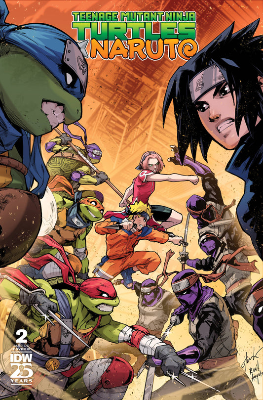 Teenage Mutant Ninja Turtles x Naruto #2 (Cover B)