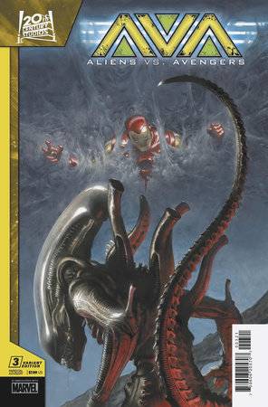 Aliens vs. Avengers #3 (Paolo Rivera Cover)