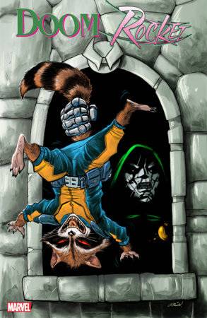 Doctor Doom & Rocket Raccoon #1 (Ario Anindito Windowshades Cover)