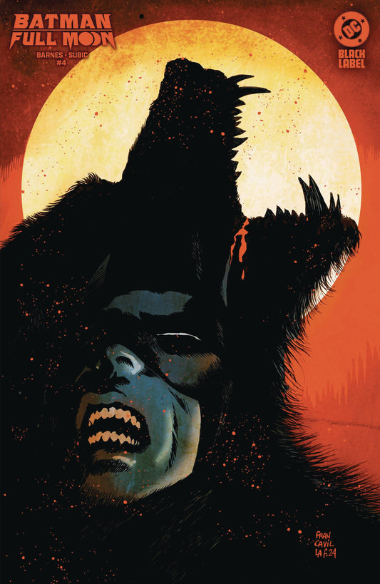 Batman: Full Moon #4 (Francesco Francavilla Cover)