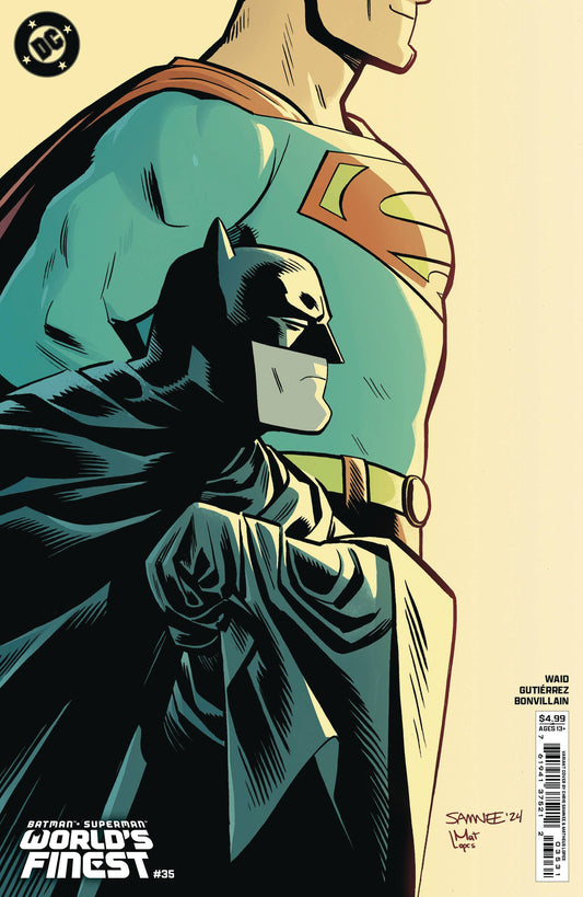 Batman/Superman: World's Finest #35 (Chris Samnee Cover)