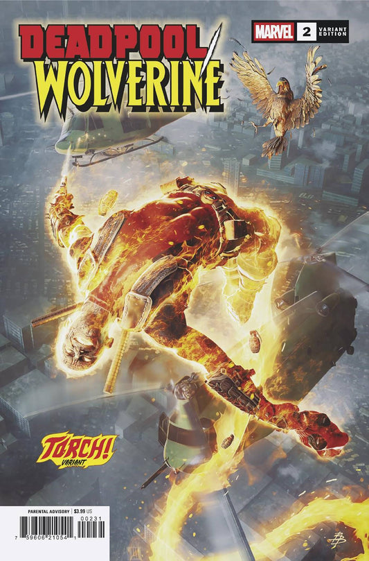 Deadpool/Wolverine #2 (Bjorn Barends Torch Cover)
