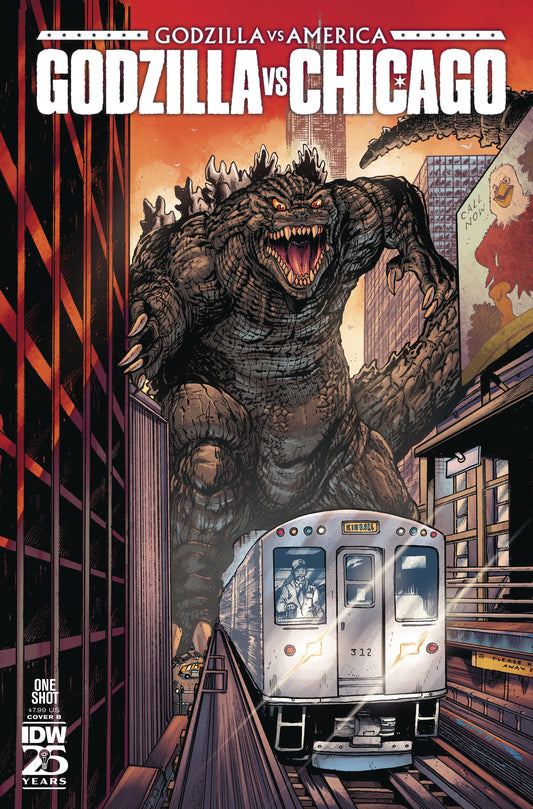 Godzilla vs. America: Chicago (Cover B)
