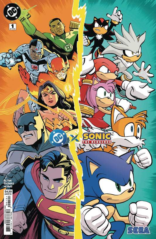DC x Sonic The Hedgehog #1 (Ethan Young Cover)