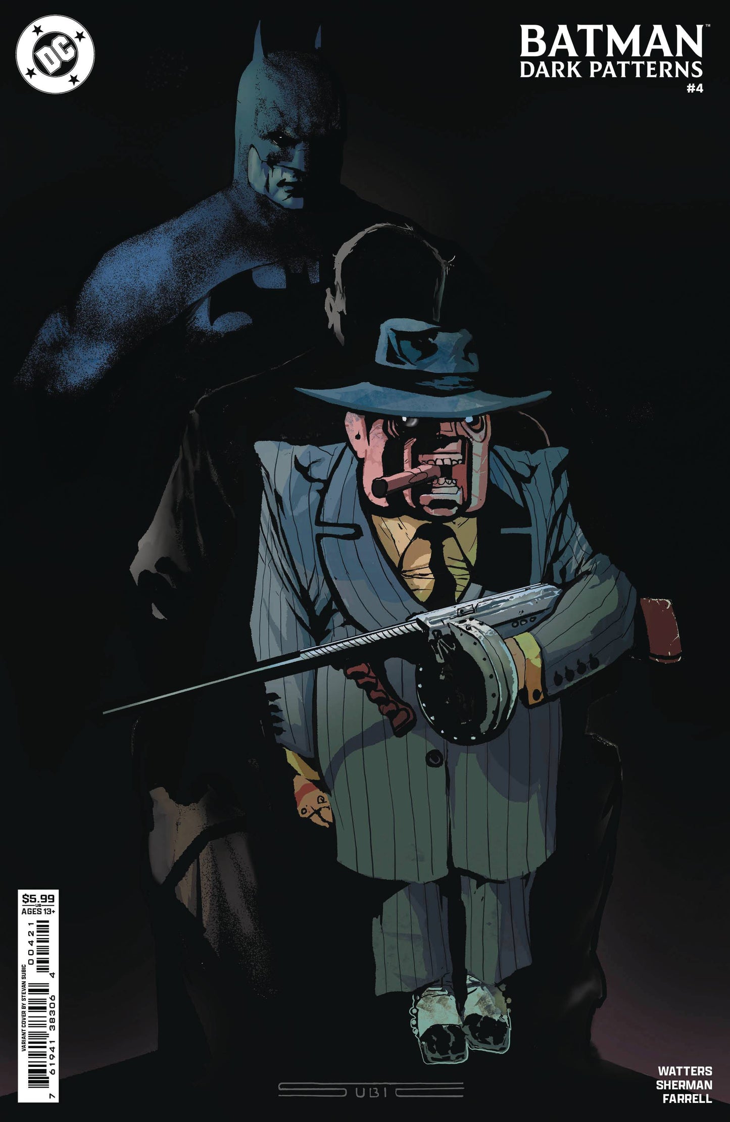 Batman: Dark Patterns #4 (Stevan Subic Cover)
