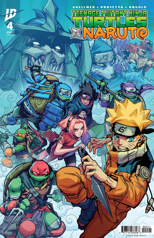 Teenage Mutant Ninja Turtles x Naruto #4 (Cover B)