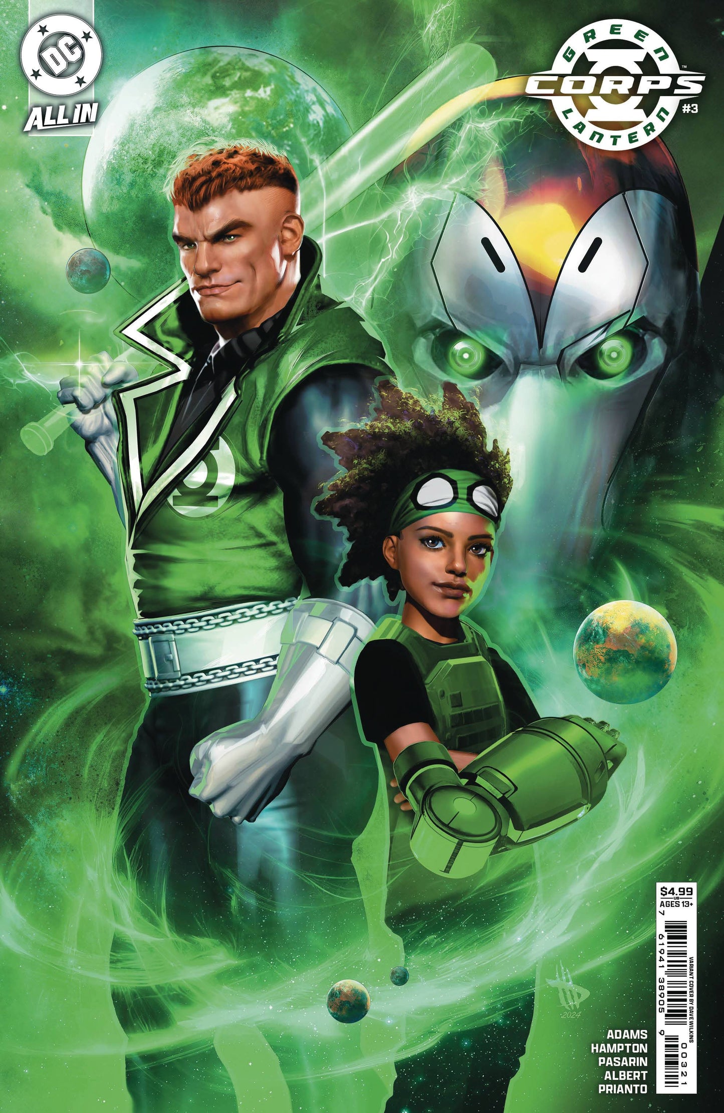 Green Lantern Corps #3 (Dave Wilkins Cover)